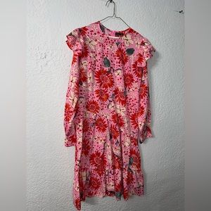 Floral print midi dress